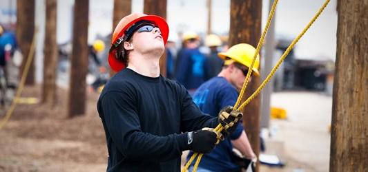 Utility line students get hands on experience